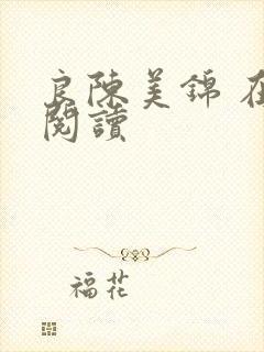 良陈美锦 在线阅读