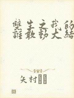 双生之我的妹妹谁敢动大结局