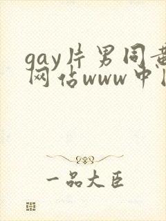 gay片男同黄网站www中国封面