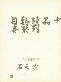 日韩精品少妇人妻系列