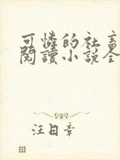 可怜的社畜在线阅读小说全文无弹窗封面