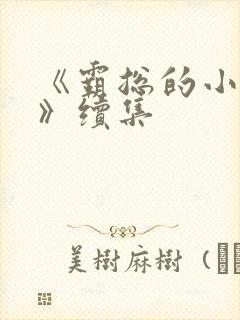 《霸总的小甜妻》续集