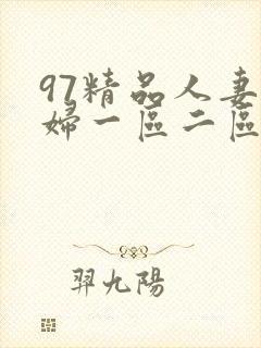 97精品人妻少妇一区二区