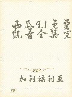 西瓜9.1免费观看全集完整版封面