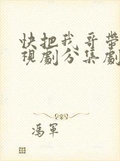 快把我哥带走电视剧分集剧情封面