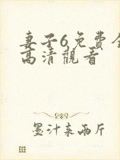 妻子6免费全集高清观看