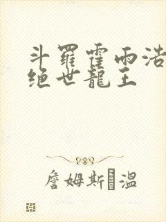 斗罗霍雨浩双穿绝世龙王