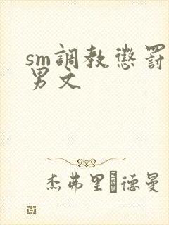 sm调教惩罚男男文