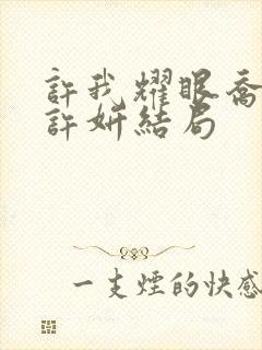 许我耀眼乔琳和许妍结局封面