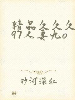 精品久久久久久97人妻九o
