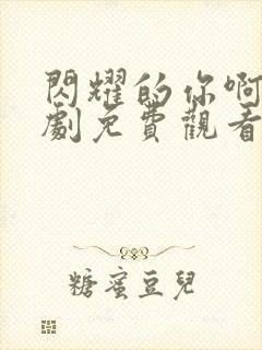 闪耀的你啊电视剧免费观看全集高清