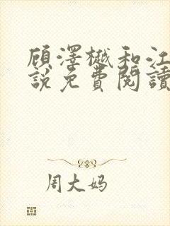 顾泽樾和江茗小说免费阅读