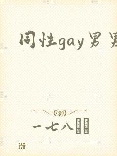 同性gay男男