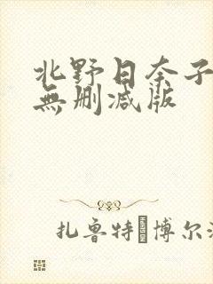 北野日奈子三级无删减版