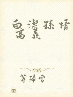 白 洁 孙 倩 高 义封面