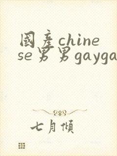 国产chinese男男gaygay网