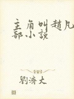 主角叫赵凡是哪部小说