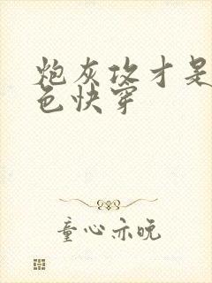 炮灰攻才是真绝色快穿