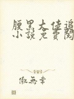 腹黑大佬追妻路小说免费阅读