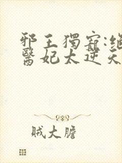 邪王独宠:绝色医妃太逆天/