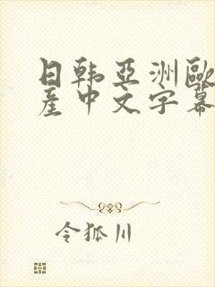 日韩亚洲欧美国产中文字幕封面