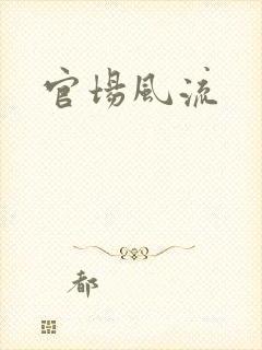 官场风流封面