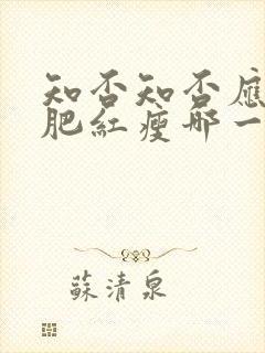 知否知否应是绿肥红瘦哪一年播出的封面