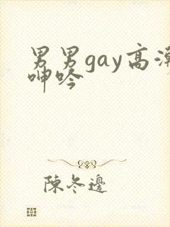 男男gay高潮呻吟