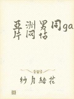 亚洲男同gay片网站