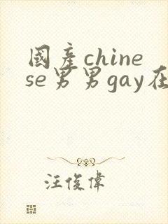 国产chinese男男gay在线视频