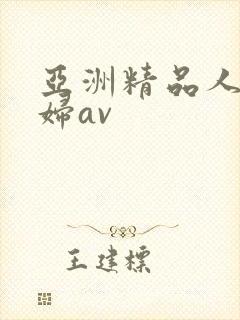 亚洲精品人妻少妇av封面