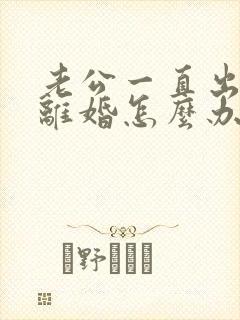 老公一直出轨想离婚怎么办封面