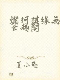 烂柯棋缘无删减笔趣阁