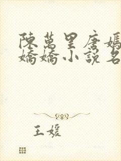 陈万里唐嫣然宋娇娇小说名封面