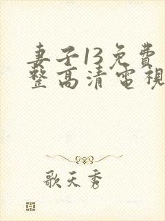 妻子13免费完整高清电视剧在线看