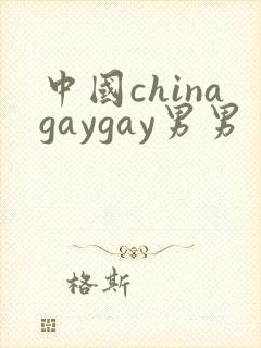 中国chinagaygay男男