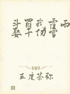 斗罗我霍雨浩迎娶千仞雪