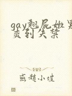 gay翘屁嫩男爽到失禁封面