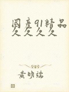 国产91精品久久久久久封面