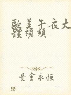 欧美午夜大胆裸体视频