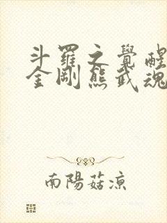 斗罗之觉醒大力金刚熊武魂小说