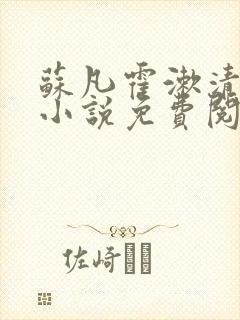 苏凡霍漱清原著小说免费阅读