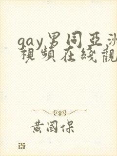 gay男同亚洲视频在线观看
