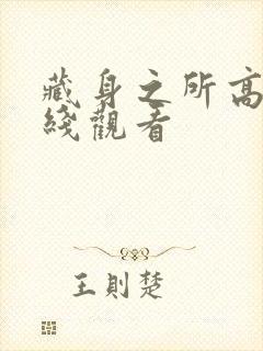 藏身之所高清在线观看