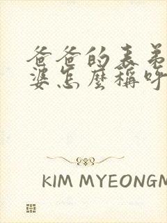 爸爸的表弟的老婆怎么称呼