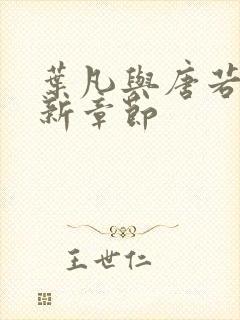 叶凡与唐若雪最新章节