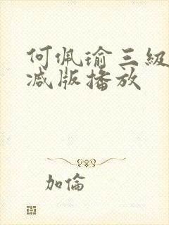 何佩瑜三级未删减版播放封面