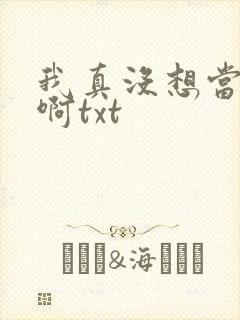 我真没想当反派啊txt