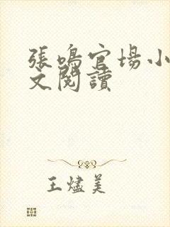 张鸣官场小说全文阅读