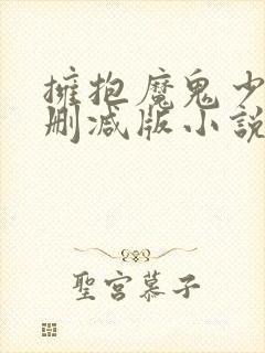 拥抱魔鬼少年无删减版小说封面